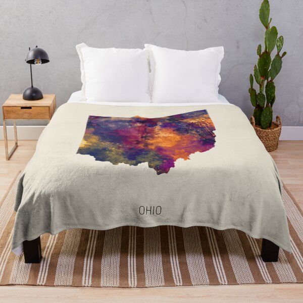 Item preview, Ohio Watercolor Map designed and sold by ArtPrints.