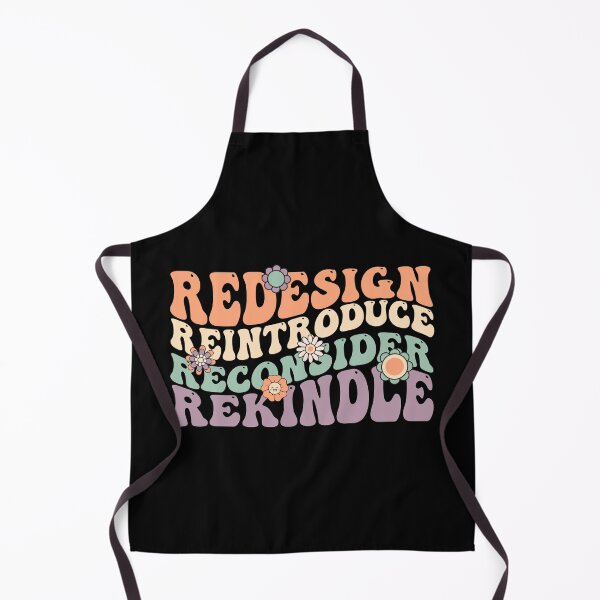 Item preview, Redesign Reintroduce Reconsider Rekindle Earth Day Funny Retro designed and sold by Designer-Girl.