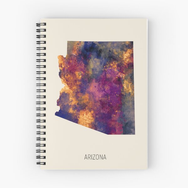 Item preview, Arizona Watercolor Map designed and sold by ArtPrints.