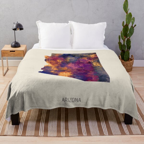 Item preview, Arizona Watercolor Map designed and sold by ArtPrints.