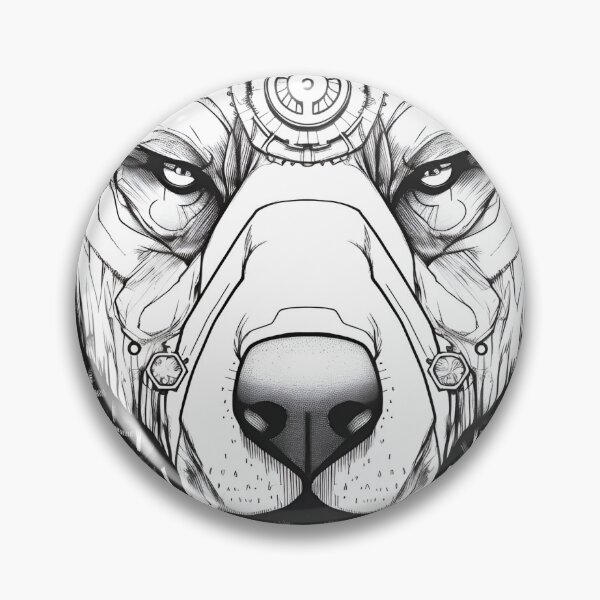 Item preview, Cybernetic Polar Bear Head designed and sold by Peno Saur.
