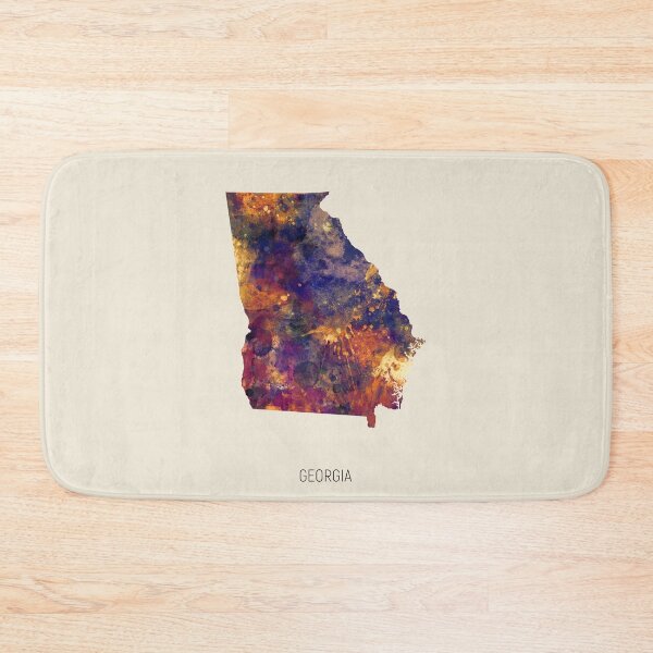 Item preview, Georgia Watercolor Map designed and sold by ArtPrints.