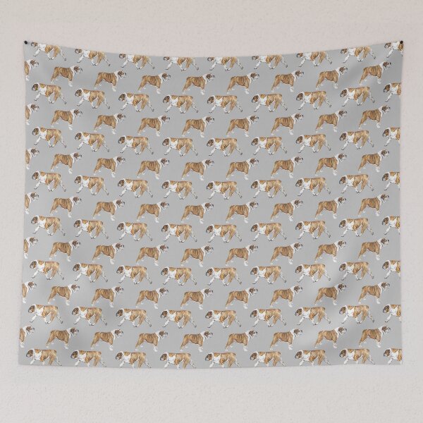 Item preview, Bulldog - Repeat Pattern designed and sold by Amber Westwood.