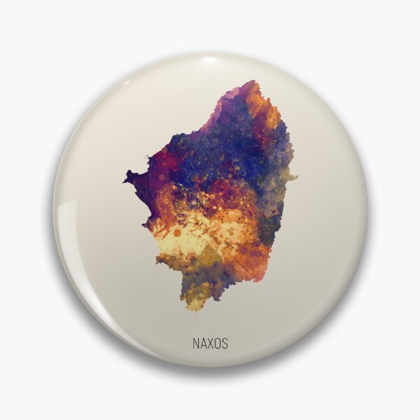 Item preview, Naxos Watercolor Map designed and sold by ArtPrints.