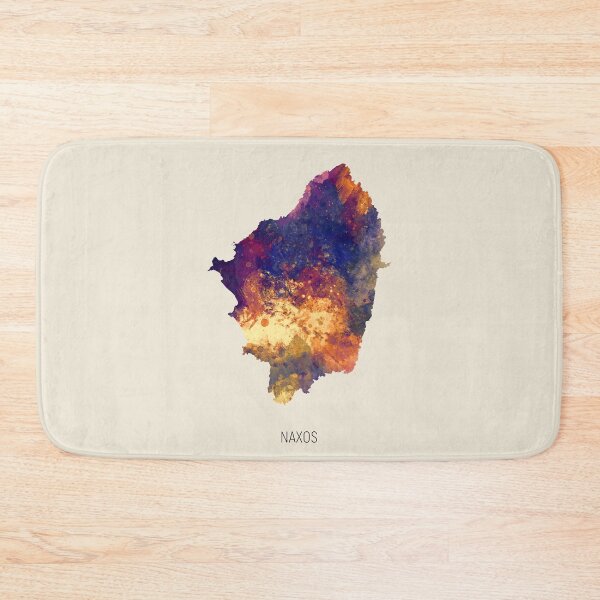 Item preview, Naxos Watercolor Map designed and sold by ArtPrints.