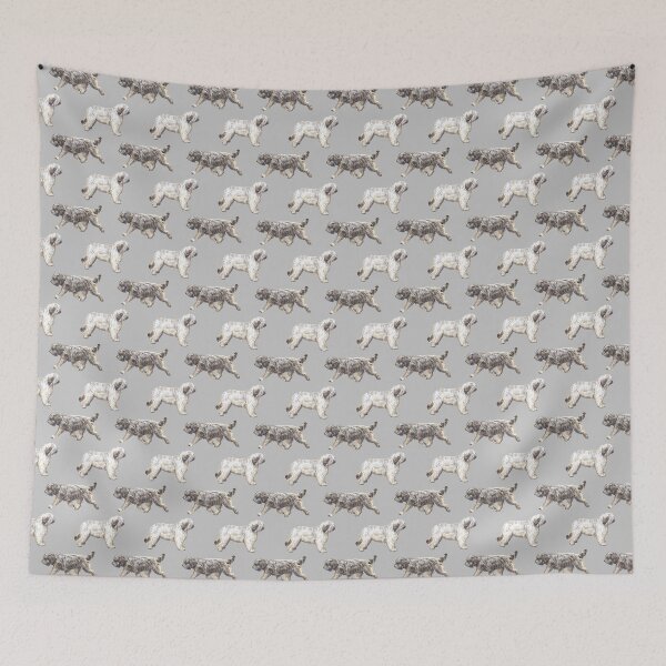 Item preview, Catalan Sheepdog - Repeat Pattern designed and sold by Amber Westwood.