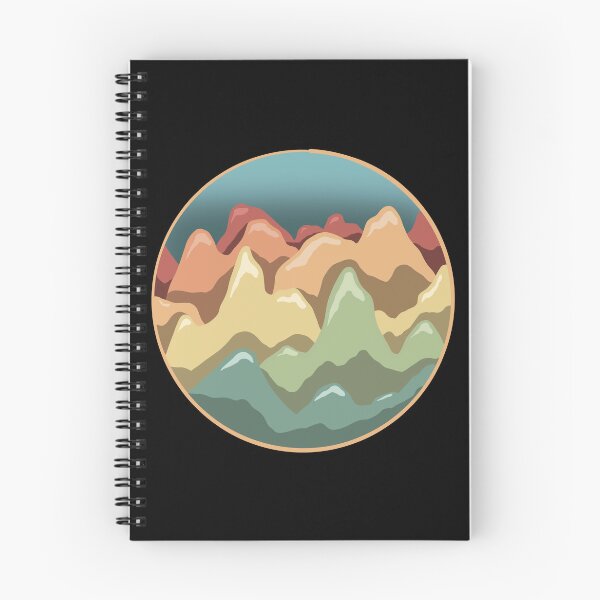 Aperçu de l'œuvre chaîne de montagnes créée et vendue par WatidStudio.