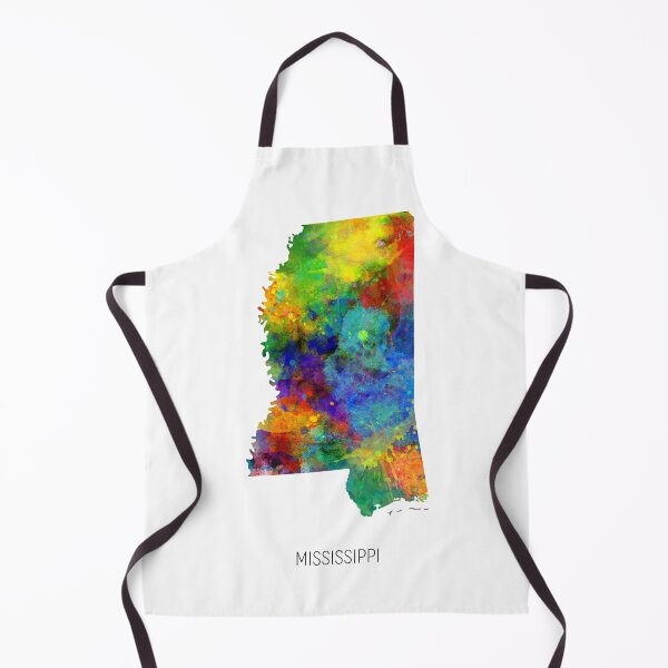 Item preview, Mississippi Watercolor Map designed and sold by ArtPrints.