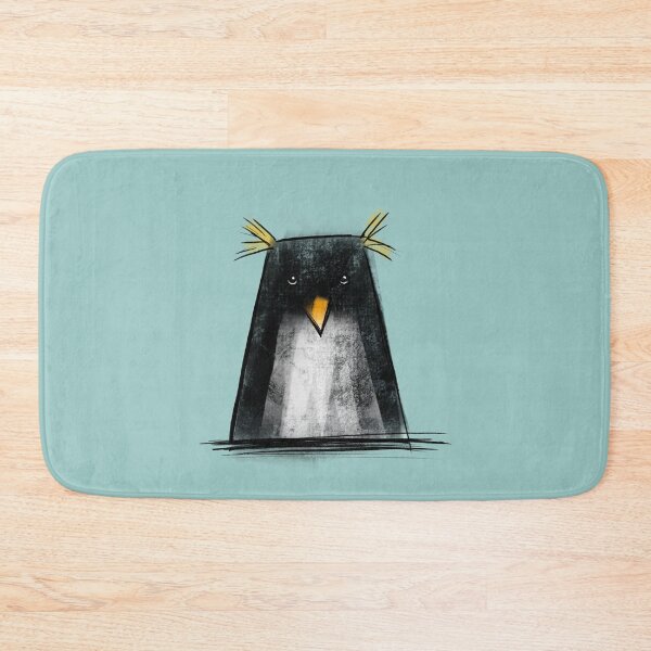 Item preview, Rockhopper Penguin Simple Minimal Textured Cartoon Sketch Illustration designed and sold by Yeomans Cartoons.