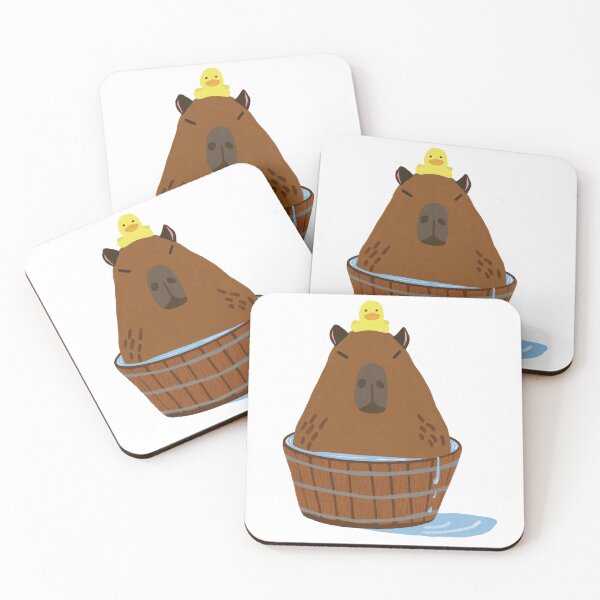 Item preview, Capybara in ofuro designed and sold by kslittleworld.