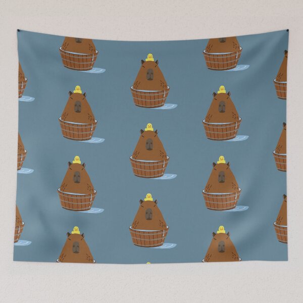 Item preview, Capybara in ofuro designed and sold by kslittleworld.