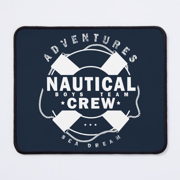 Item preview, Nautical crew. Marine text Print designed and sold by Marina Smorodinskaya.