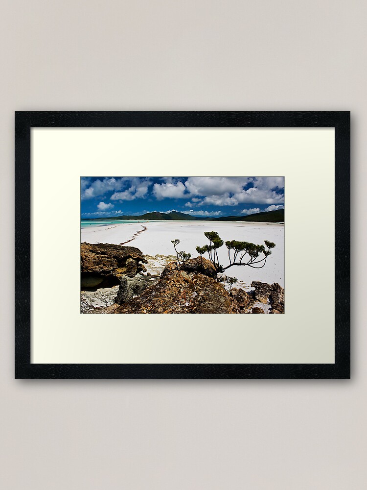 Framed Art Print, Hill Inlet designed and sold by Tim Wootton