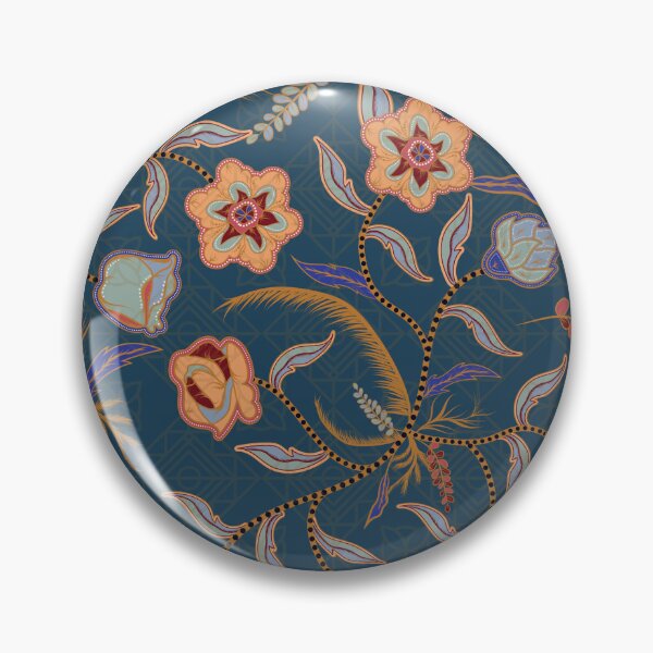 Artikelvorschau, Florales Batik Tarawera-Muster entworfen und verkauft von OneCreativeArt.