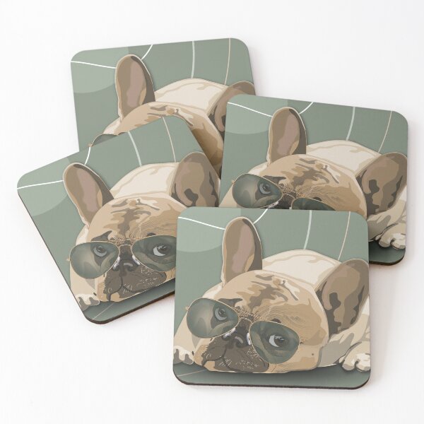 Item preview, Cool Dog, Dog Bowl, French Bulldog, Dog designed and sold by theMayaconcept.