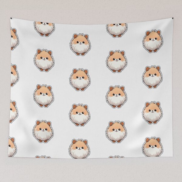 Item preview, Pomeranian Dog kawaii designed and sold by Kingkachurro.