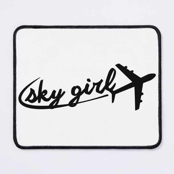 Item preview, sky girl female pilot flight attendant women in aviation cabin crew flight crew skygirl designed and sold by AviationArtists.