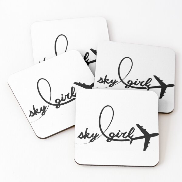 Item preview, sky girl female pilot flight attendant women in aviation cabin crew flight crew skygirl designed and sold by AviationArtists.