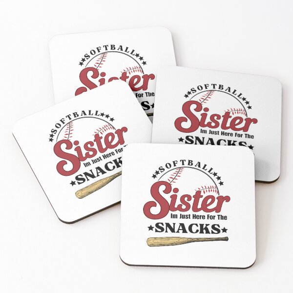 Item preview, Softball Sister, Im Just Here For The Snacks designed and sold by umasana.