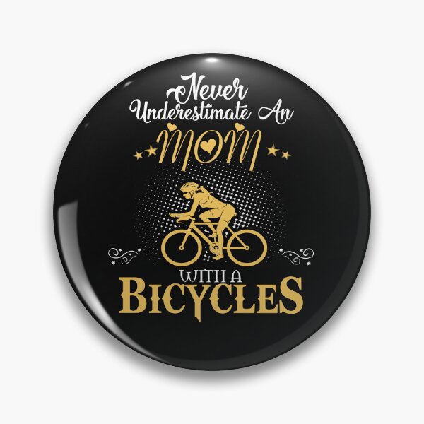 Item preview, Never Underestimated An MoM With A Bicycles Designs designed and sold by Cardio Boutique.