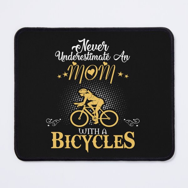 Item preview, Never Underestimated An MoM With A Bicycles Designs designed and sold by Cardio Boutique.