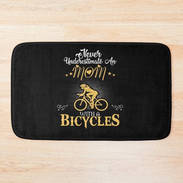Item preview, Never Underestimated An MoM With A Bicycles Designs designed and sold by Cardio Boutique.