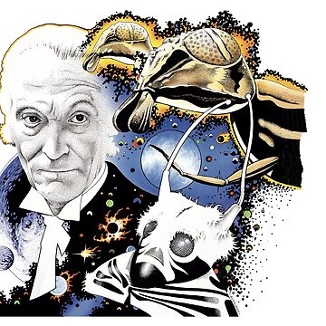 Artwork thumbnail, The 1st Doctor and the Zarbi by House of Achilleos