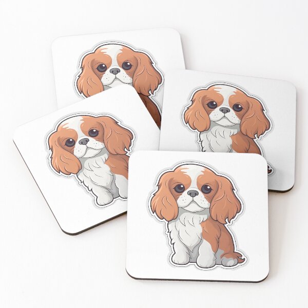 Item preview, Kawaii Cavalier King Charles Spaniel designed and sold by Kingkachurro.