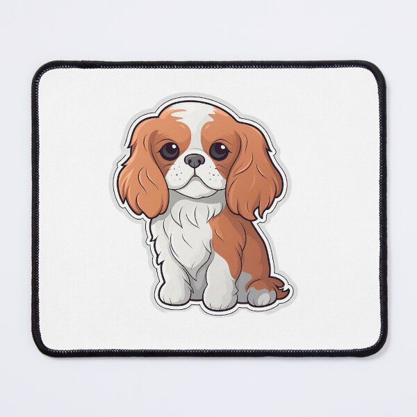 Item preview, Kawaii Cavalier King Charles Spaniel designed and sold by Kingkachurro.