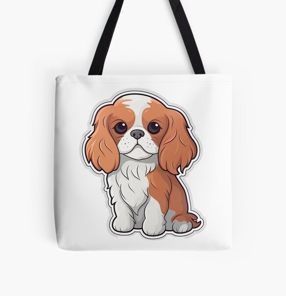 English Toy Spaniel - King Charles Spaniel Art Canvas Print Weekender Tote  Bag by Sandra Sij - Pixels