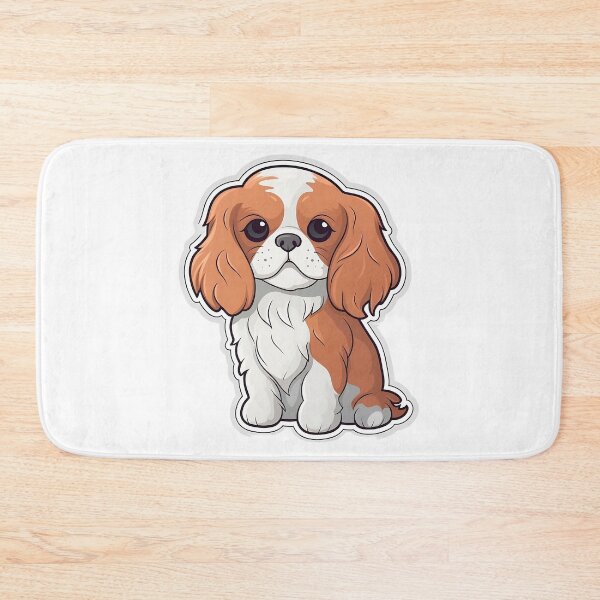 Item preview, Kawaii Cavalier King Charles Spaniel designed and sold by Kingkachurro.
