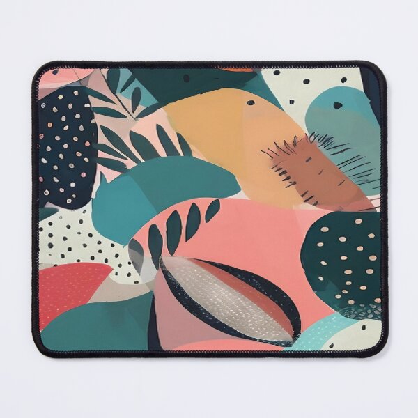 Item preview, Abstract mash of Boho circle patterns and vibrant Tapestry of Colors and Textures designed and sold by Justteesme.