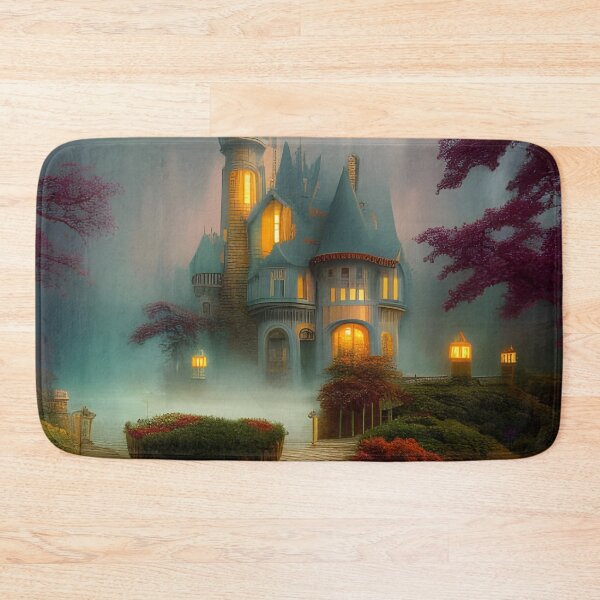 Item preview, Fairytale mansion hidden behind a waterfall designed and sold by sadconfusedmoon.