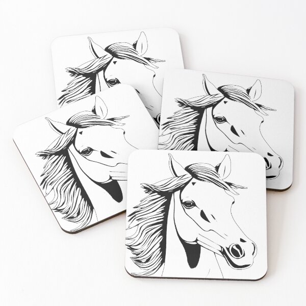Item preview, horse head clip art designed and sold by Rostislav Bouda.