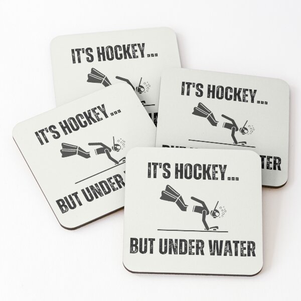 Item preview, It's Hockey... But Under Water designed and sold by aliveinmiddle.