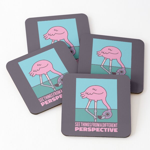 Item preview, Cute Flamingo See Things From A Different Perspective designed and sold by rustydoodle.