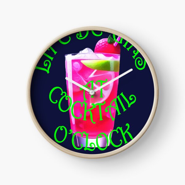 Item preview, Life Be Gins At Cocktail OClock Gin Pun Fun designed and sold by taiche.