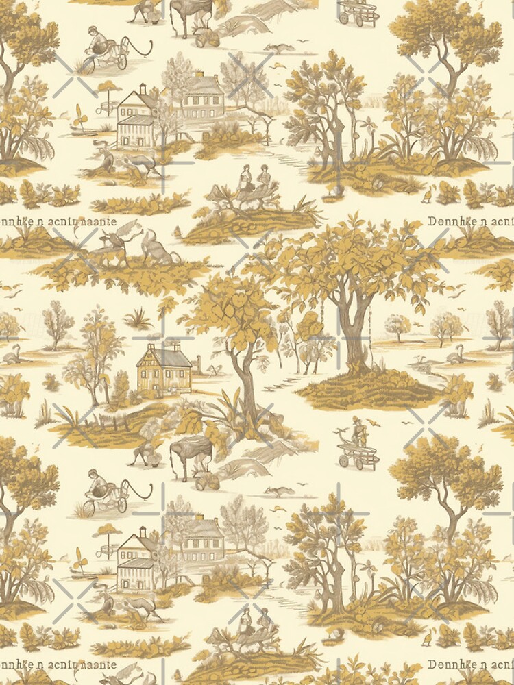 Thumbnail 4 of 4, iPhone Case, Aquitaine Toile Splendor designed and sold by PixelPatchwork.