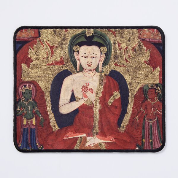 Item preview, Mandala 175 Vairocana Buddha Gold Thangka designed and sold by GuyBlank.