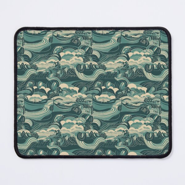 Item preview, Aquitaine Waterscape designed and sold by PixelPatchwork.