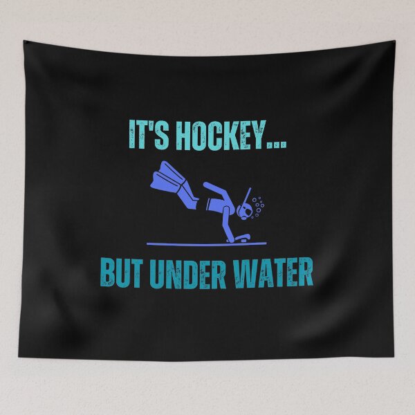 Item preview, It's Hockey... But Under Water designed and sold by aliveinmiddle.