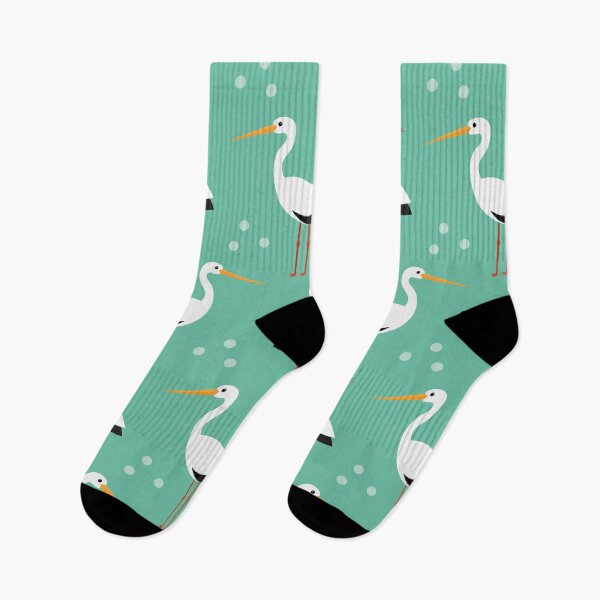 Item preview, Storks on blue designed and sold by reneesillus.