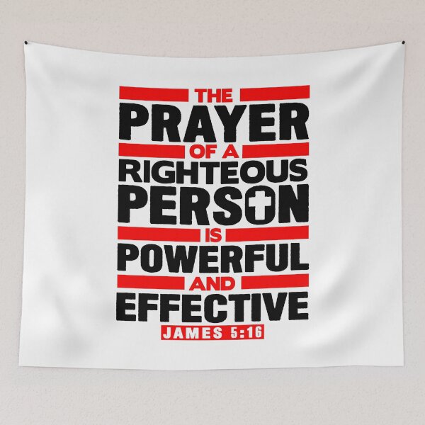Item preview, James 5:16 The Prayer Of A Righteous Person Is Powerful And Effective designed and sold by plushism.