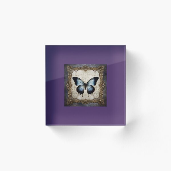 Item preview, gold and purple butterfly designed and sold by TheMagicOracle.