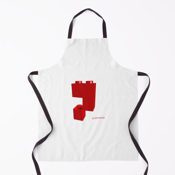 Item preview, Bricks puzzle comma | punctuation mark designed and sold by trepiu.