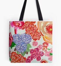 Stoppen Sie und riechen Sie die Blumen Tote Bag