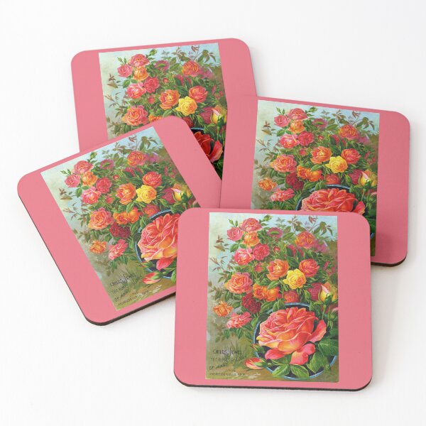 Item preview, Vintage Watercolor Rose Seed Packet Illustration (1894) | D.M. Ferry Co. Floral Advertisement | Beautiful Flowers & Bulbs designed and sold by NiobesSkein.