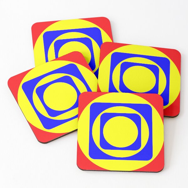 Item preview, Yellow and Blue Circles designed and sold by GEOMETRIC ART .