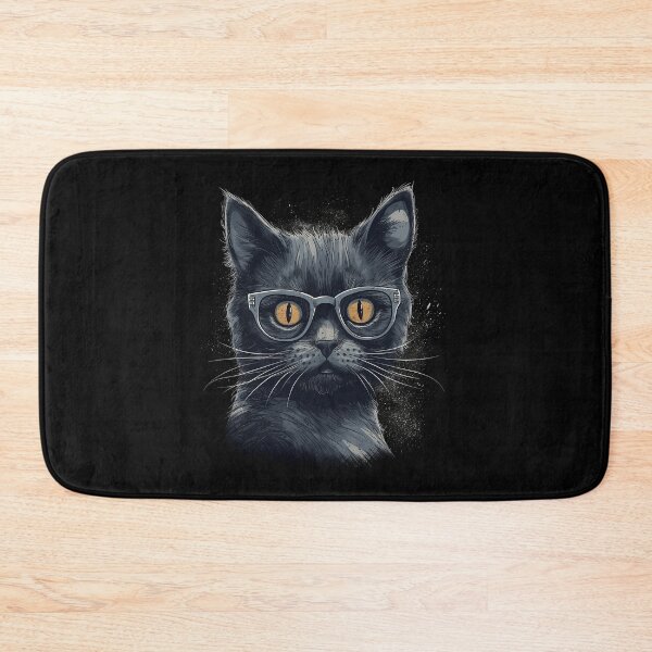 Item preview, smart cat designed and sold by TilesHQ.
