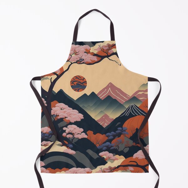 Item preview, "Japanese Landscape in Art Style" designed and sold by OasisOfGraphics.
